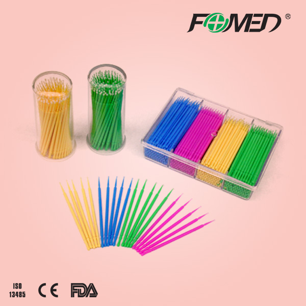 Low Price ISO, CE Certified colorful dental disposable micro brush